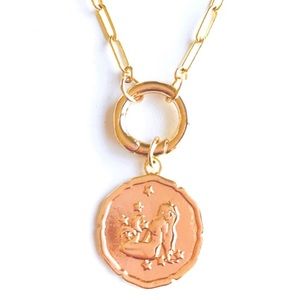 18” AQUARIUS Zodiac Charm Necklace ♒️
